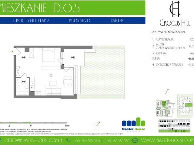 Mieszkanie 46,8m²
