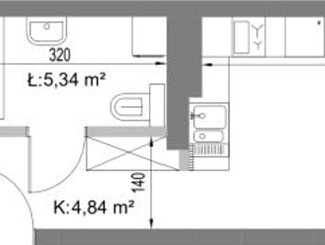 Mieszkanie 46,8m²