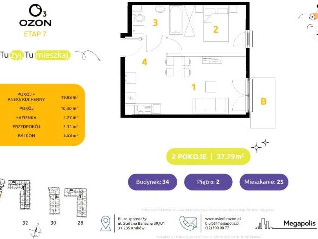 Mieszkanie 46,8m²