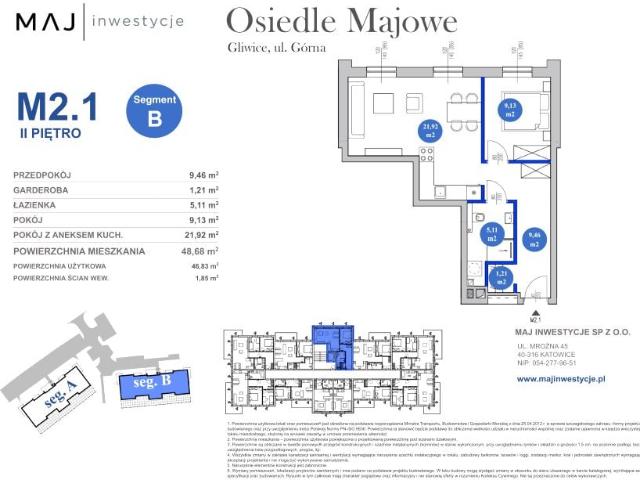 Mieszkanie 46,8m²