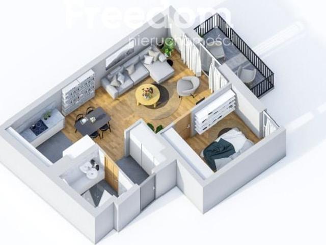 Mieszkanie 46,92 m², Brzeg