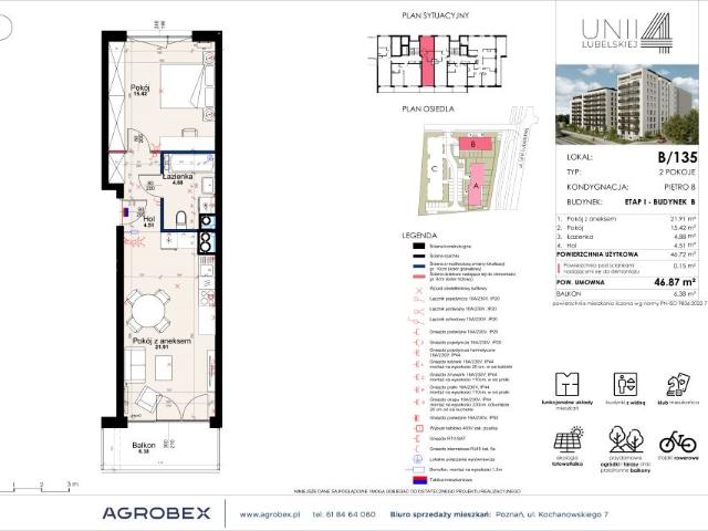 Mieszkanie 46,7m²