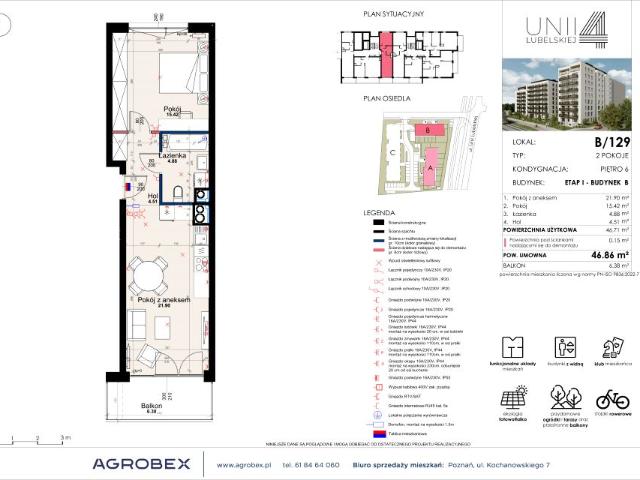 Mieszkanie 46,7m²