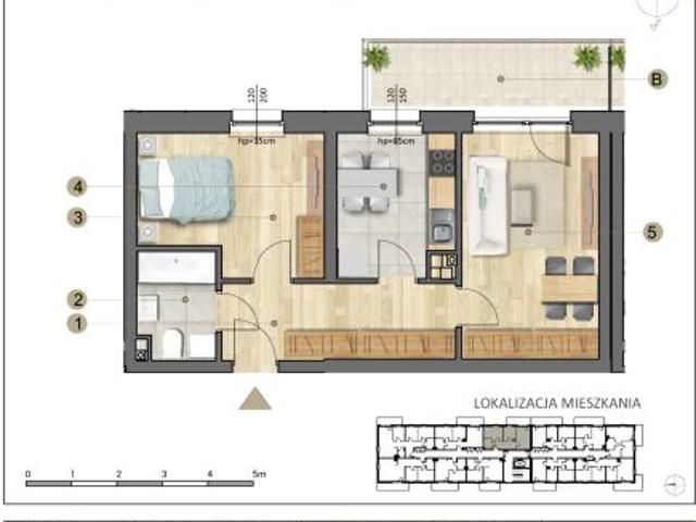 Mieszkanie 46,9m²