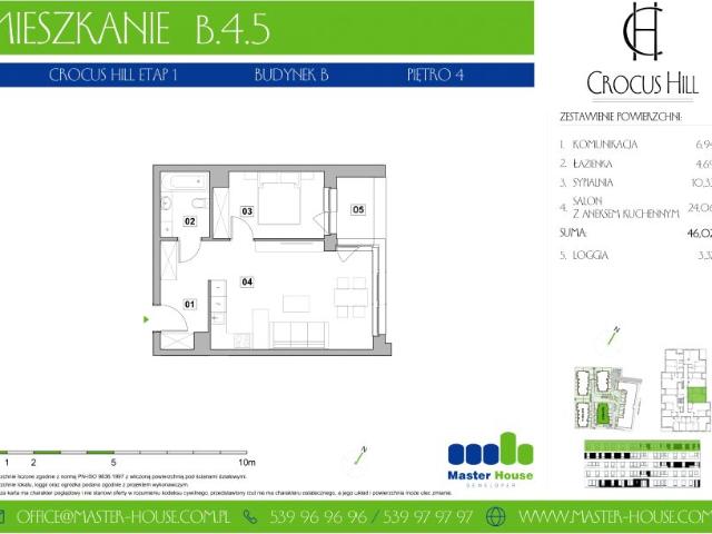 Mieszkanie 46m²