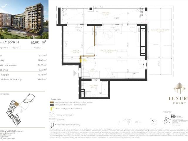 Mieszkanie 46m²