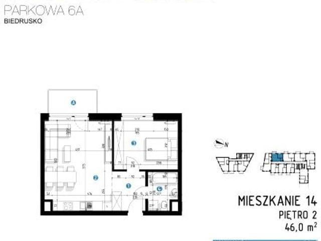 Mieszkanie 46m²