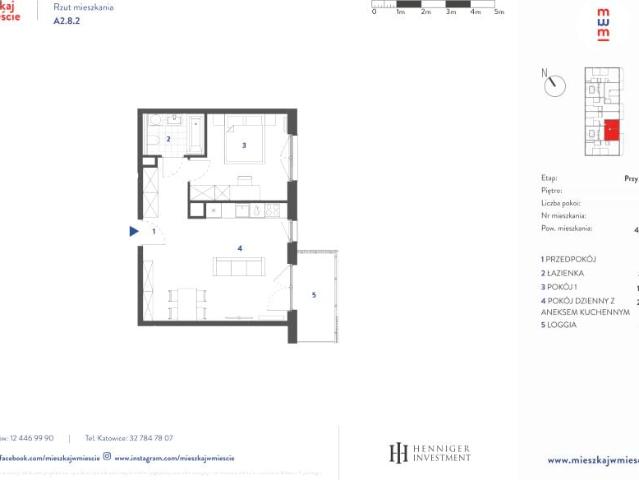 Mieszkanie 46m²
