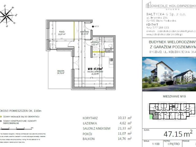 Mieszkanie 47,2m²