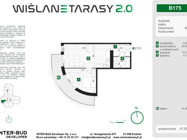 Mieszkanie 47,2m²
