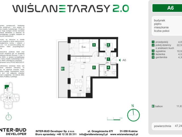Mieszkanie 47,2m²