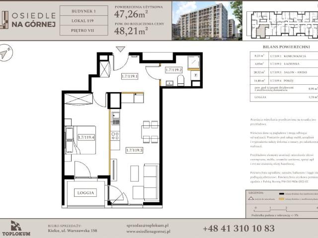 Mieszkanie 47,3m²