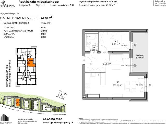 Mieszkanie 47,3m²