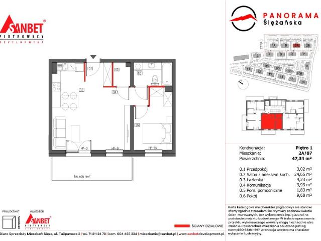 Mieszkanie 47,3m²