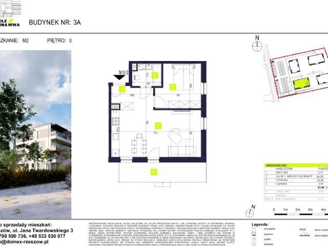 Mieszkanie 47,4m²