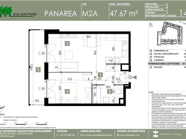 Mieszkanie 47,7m²