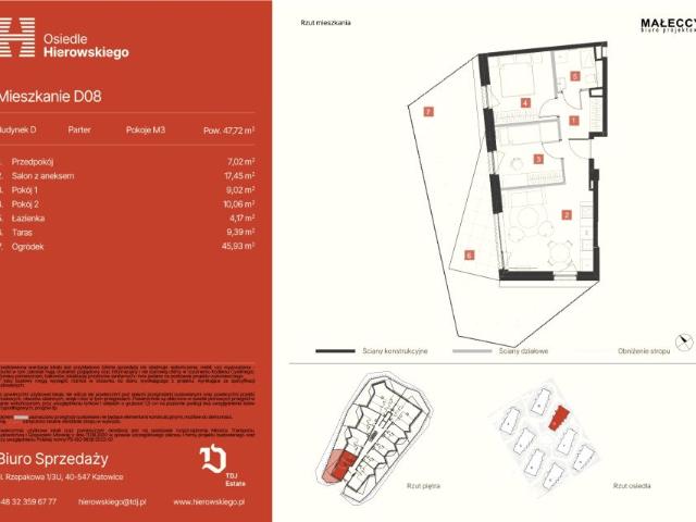 Mieszkanie 47,7m²