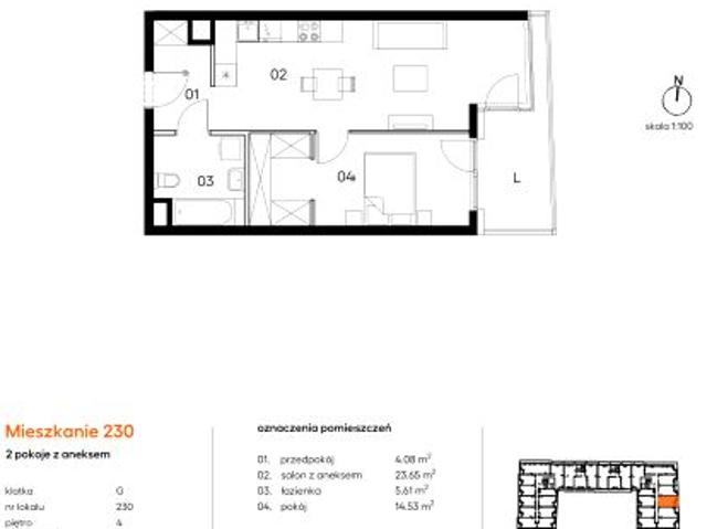 Mieszkanie 47,9m²