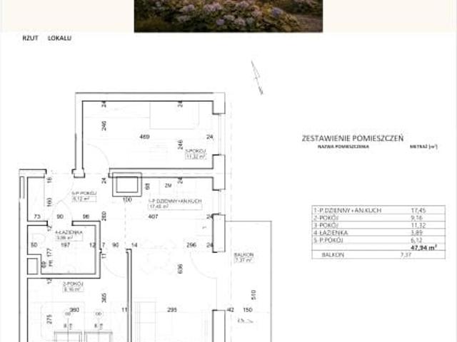 Mieszkanie 47,9m²