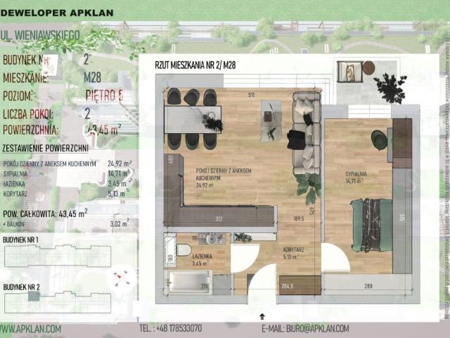Mieszkanie 47,9m²