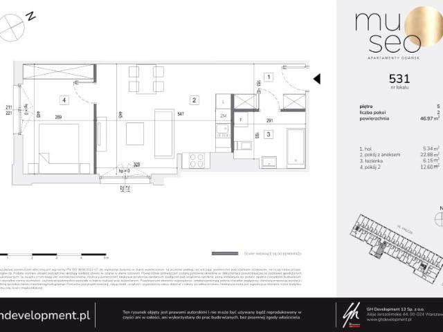 Mieszkanie 47m²