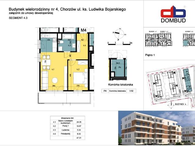 Mieszkanie 47,1m²
