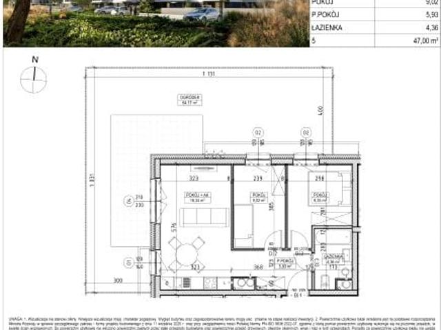 Mieszkanie 47m²