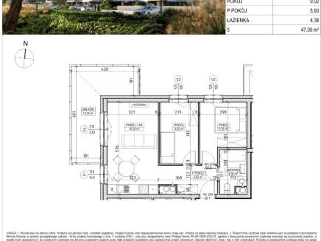 Mieszkanie 47m²