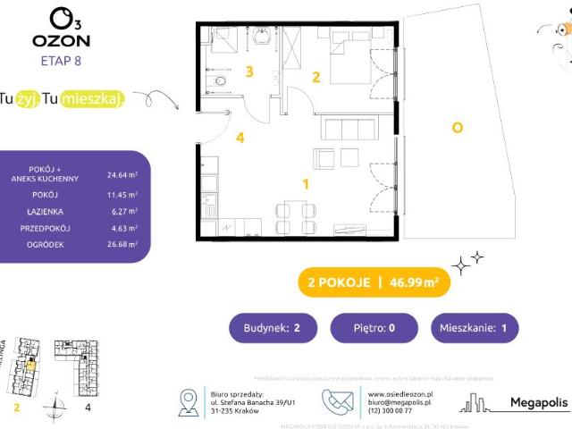 Mieszkanie 47m²