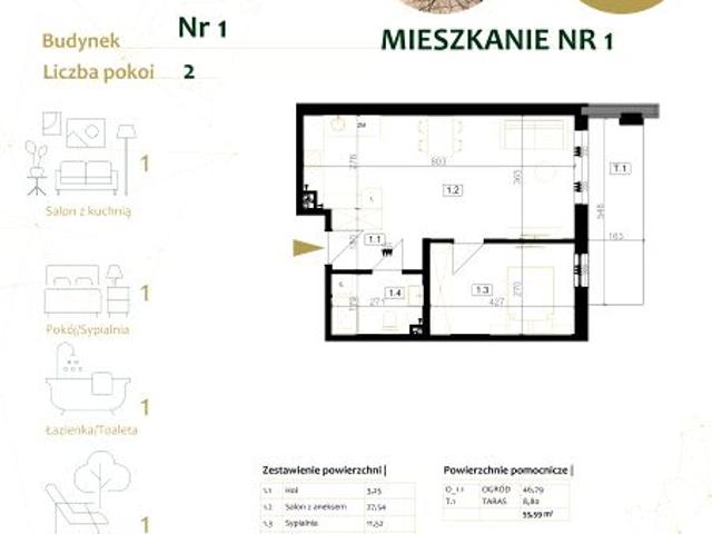 Mieszkanie 47m²
