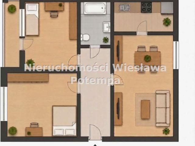 Mieszkanie 48 m², Żory
