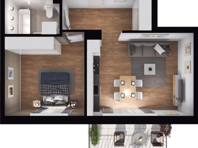 Mieszkanie 48,1m²