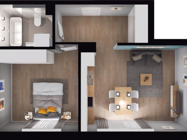Mieszkanie 48,1m²