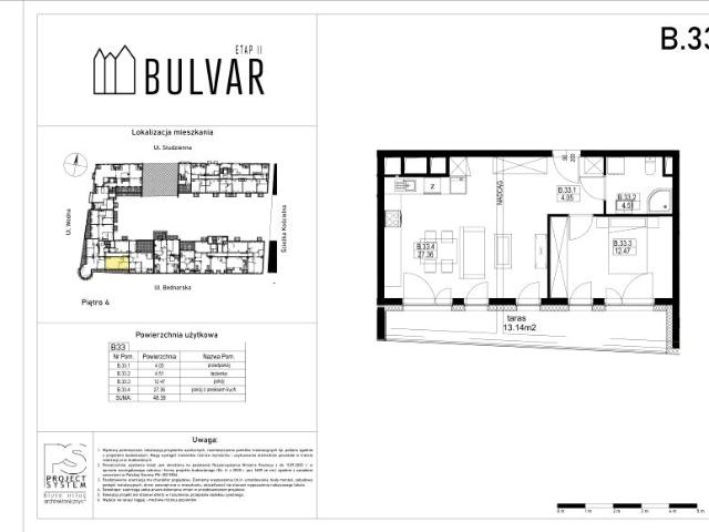 Mieszkanie 48,4m²