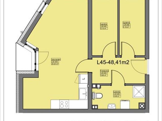 Mieszkanie 48,4m²