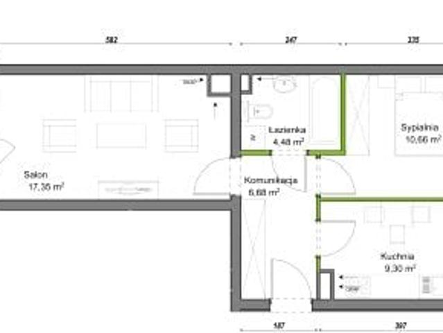 Mieszkanie 48,5m²