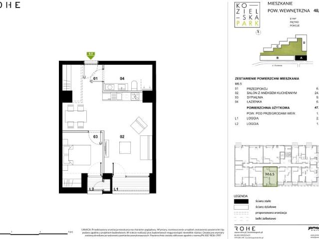 Mieszkanie 47,4m²