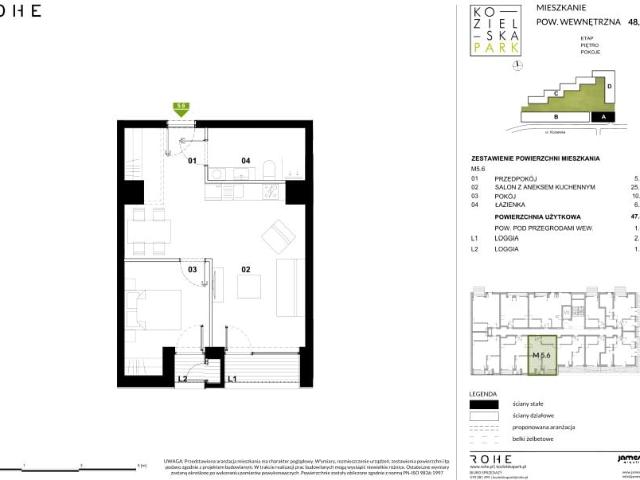 Mieszkanie 47,4m²