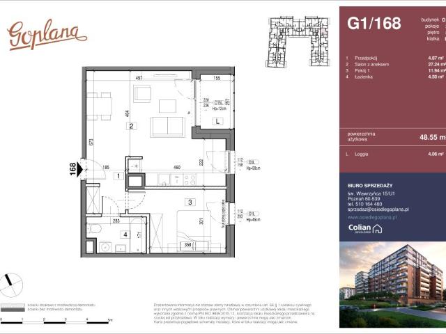 Mieszkanie 48,6m²
