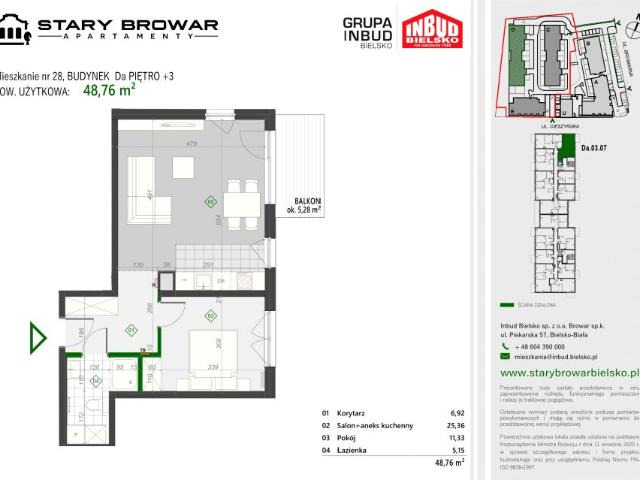 Mieszkanie 49,4m²