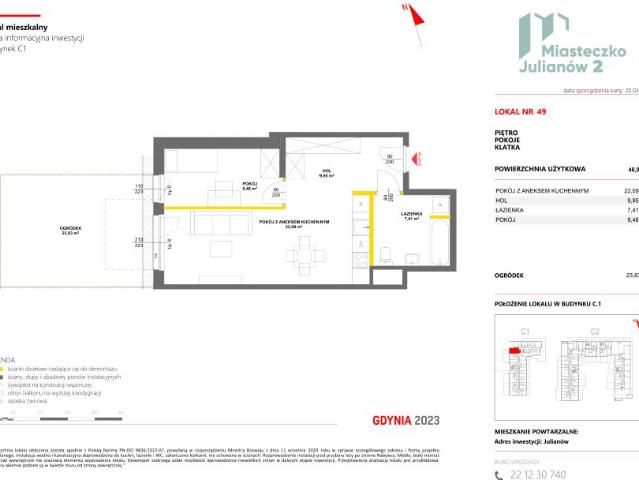 Mieszkanie 48,9m²
