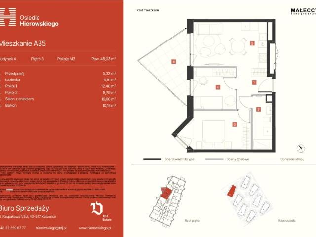 Mieszkanie 48m²