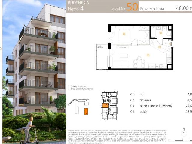 Mieszkanie 48m²
