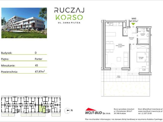 Mieszkanie 48m²