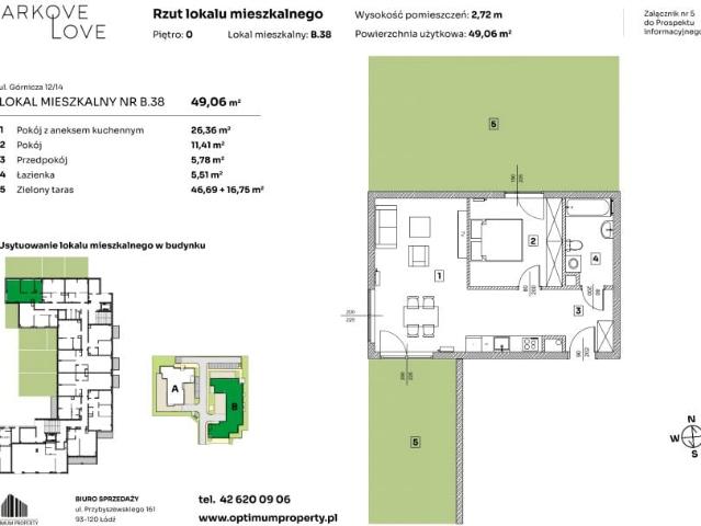 Mieszkanie 49,1m²
