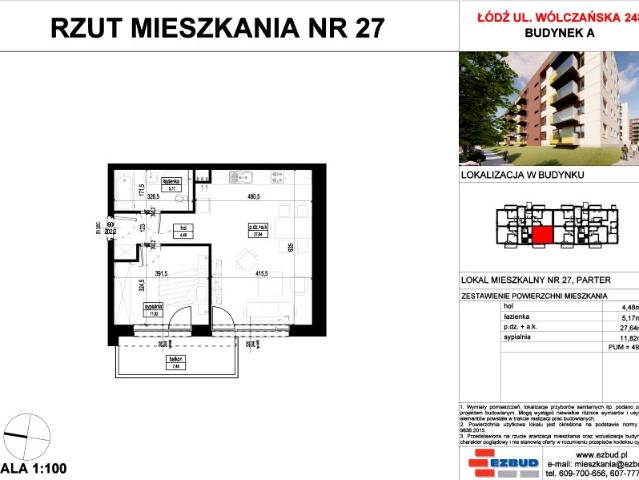 Mieszkanie 49,1m²