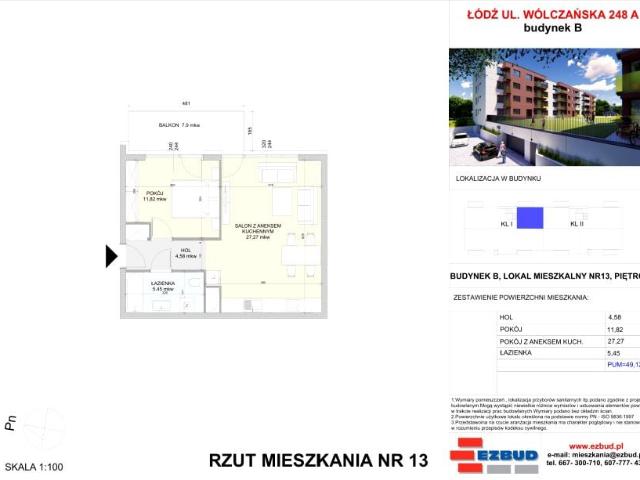 Mieszkanie 49,1m²