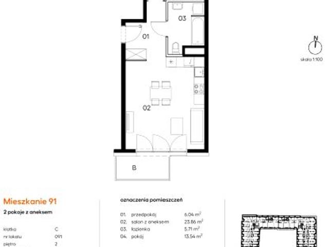 Mieszkanie 49,2m²