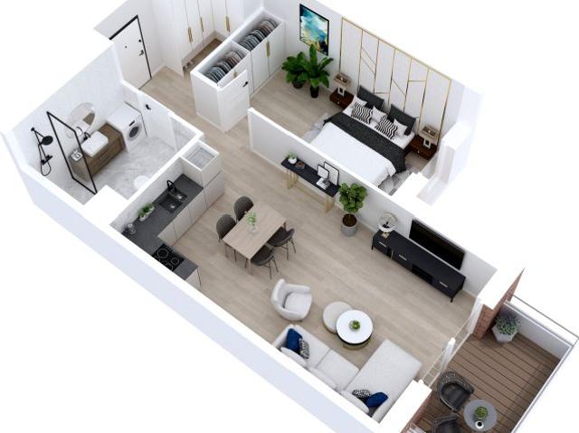 Mieszkanie 49,2m²