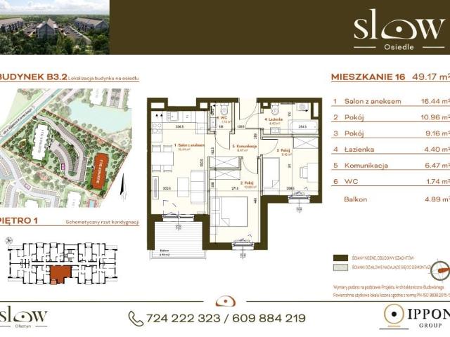 Mieszkanie 49,2m²